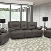 chainmar Faux Leather Power Recline Sofa